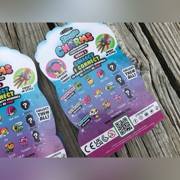 TANGLE Charms Cuties Fruit Color Rush Pet Peeps Fidget Wearable Kid Toy Bracelet - Picture 9 of 9